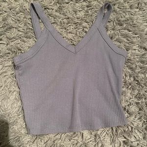 Cropped tank top.